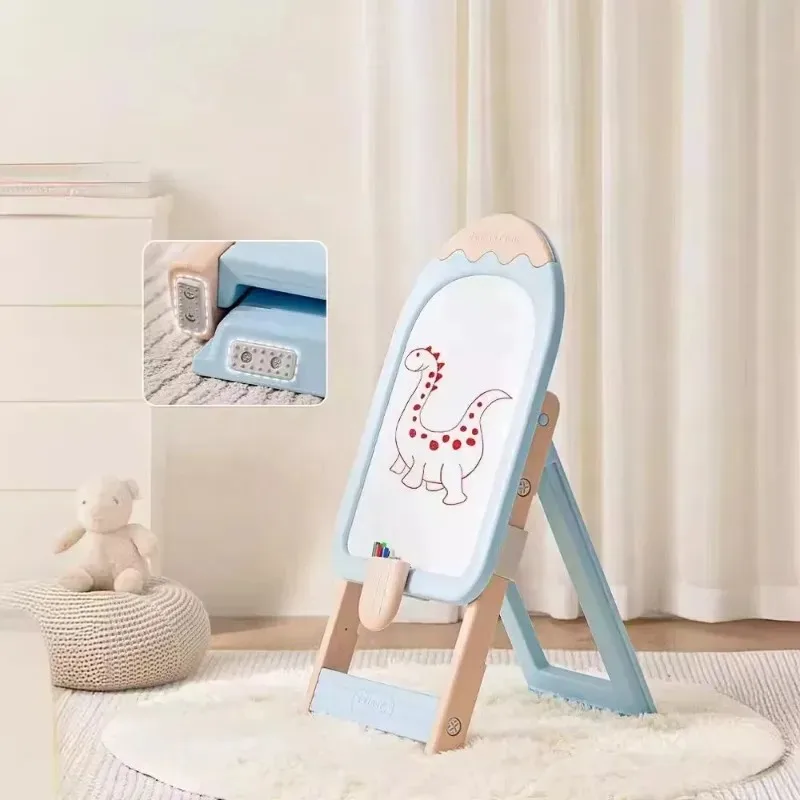 Factory direct sales foldable children's easel magic magic whiteboard rack children's painting toys
