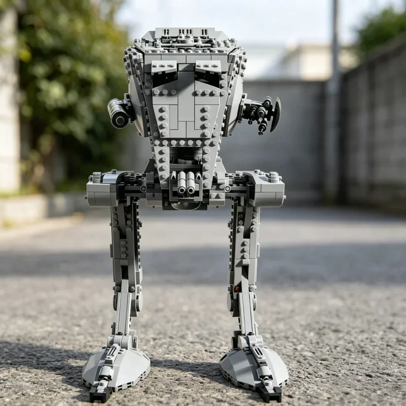 Hot Toys Ultimate Strider Building Blocks,Deep Space Scale Walker Model, Complex DIY Bricks Gift Adults 1513PCS