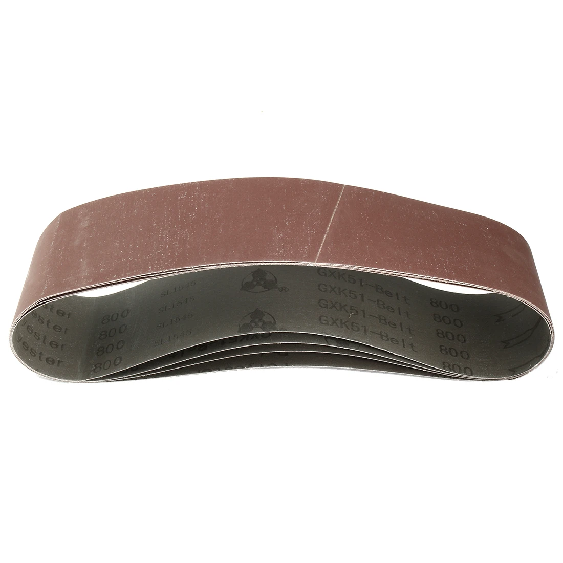 4 個 4 インチ x 24 インチから 36 インチの酸化アルミニウムサンディングベルト 800 グリットフラッシュジョイント