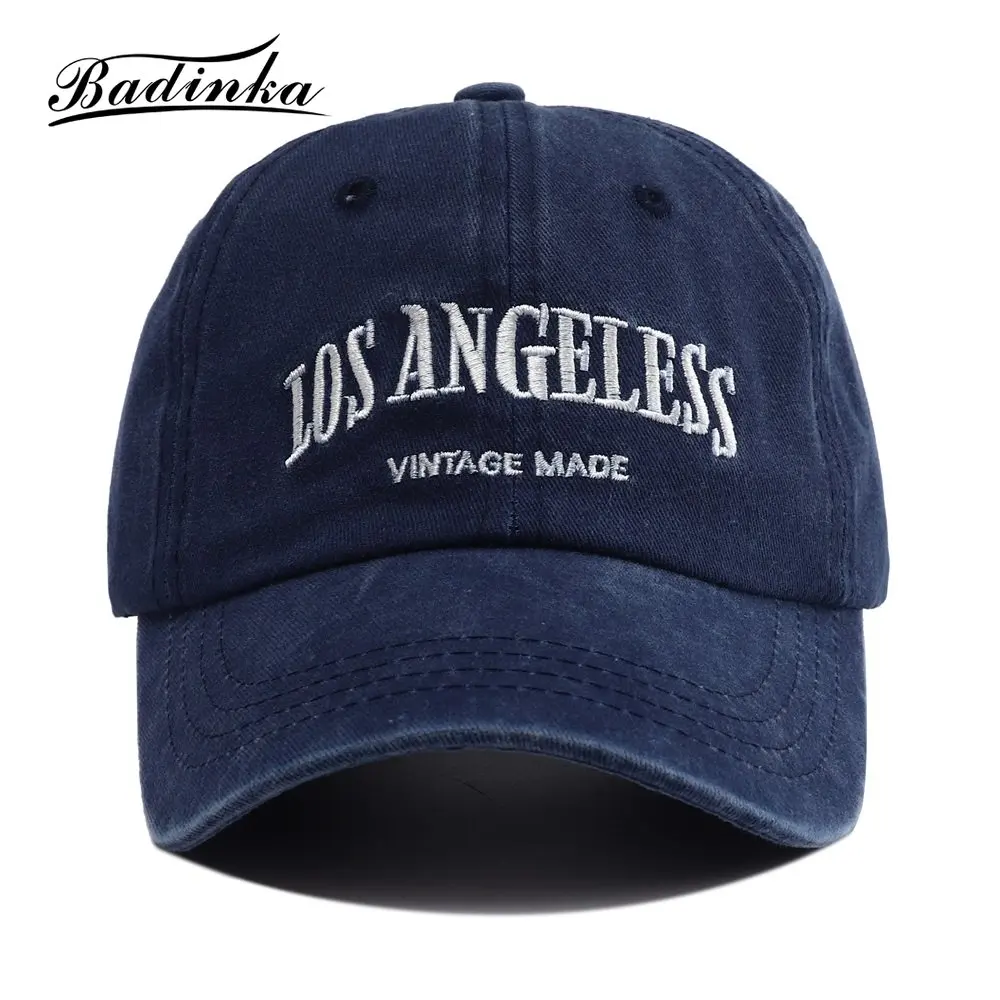 2023 Nueva gorra de béisbol bordada de Los Ángeles femenino vintage negro verde Y2K sombreros snapback para hombres mujeres gorros hombre