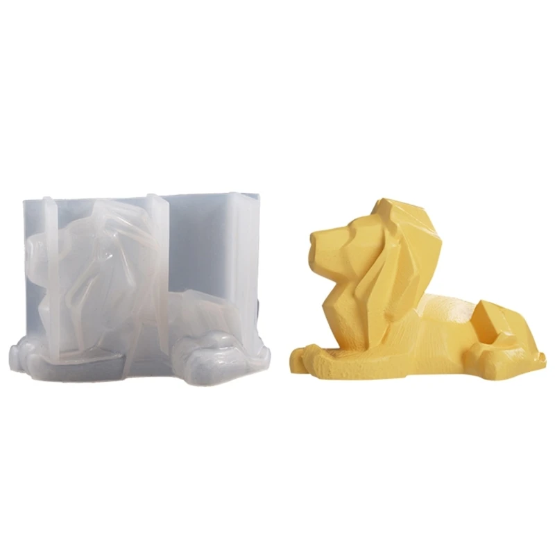 Lion Resin Mold Desktop Ornaments Mold Animal Mold for Candle Making