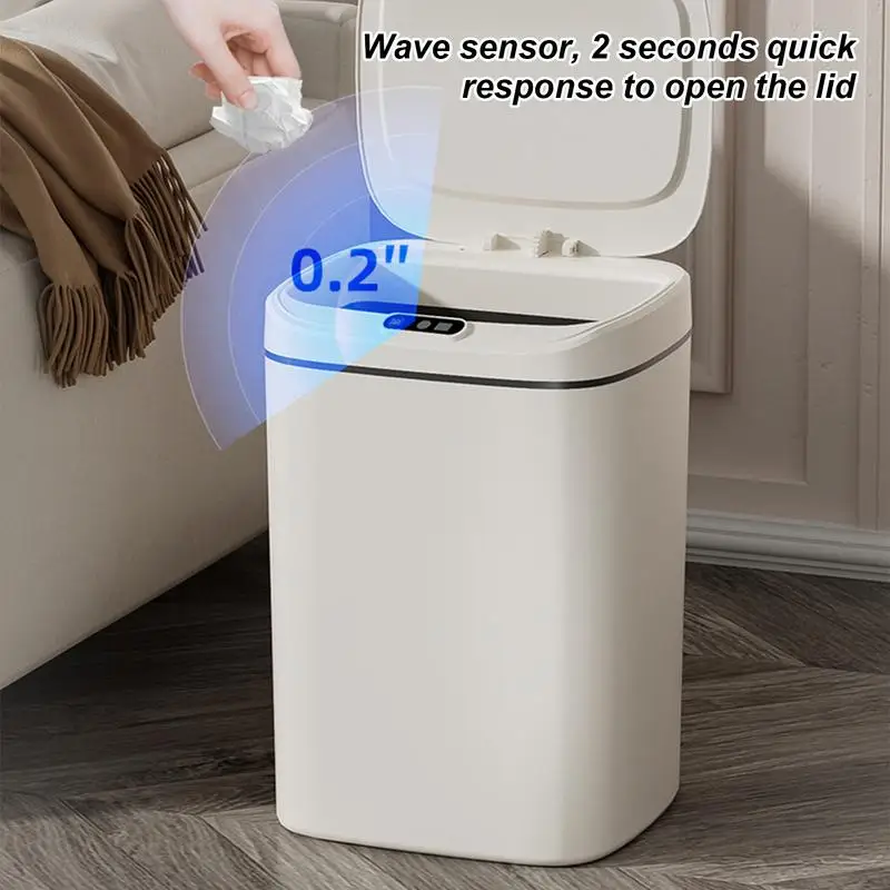 12L smart trash can non-contact narrow Motion sensor Large Capacity electronic Garbage Bucket Waste Bins Dustbin For Household