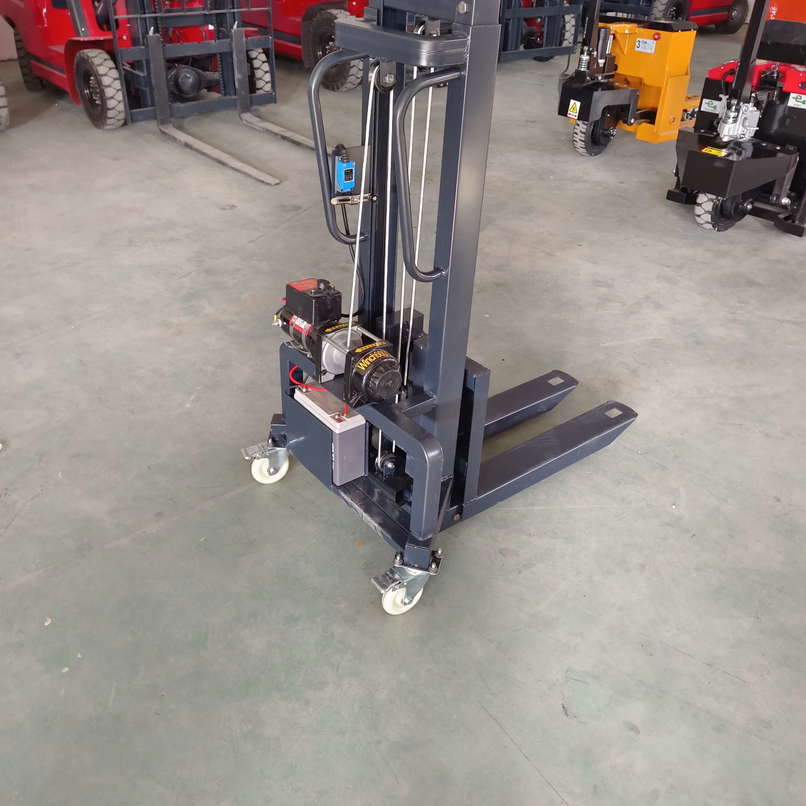 Foldable Design Mini Electric Forklift Pallet Jack Loader Stacker For Transporting Audio Speakers Cases Stage Equipment