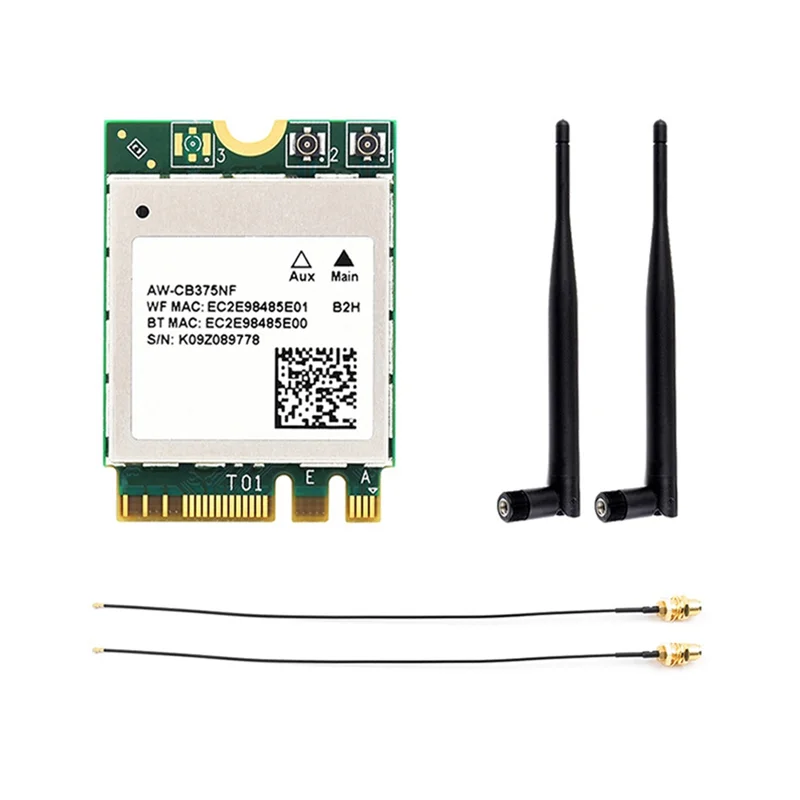 Waveshare Aw-Cb375Nf Dual Band Wireless Network Card 2.4G/5Ghz Dual Band Wifi5 Generation Wireless Module