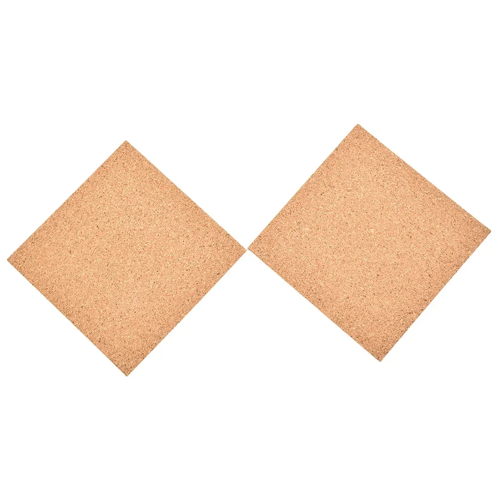 10 Pcs Handy Square Cork Plain Natural Cork Coasters Wine Drink Coffee Tea Cup Mats Table Pad For Home Office Kitchen New