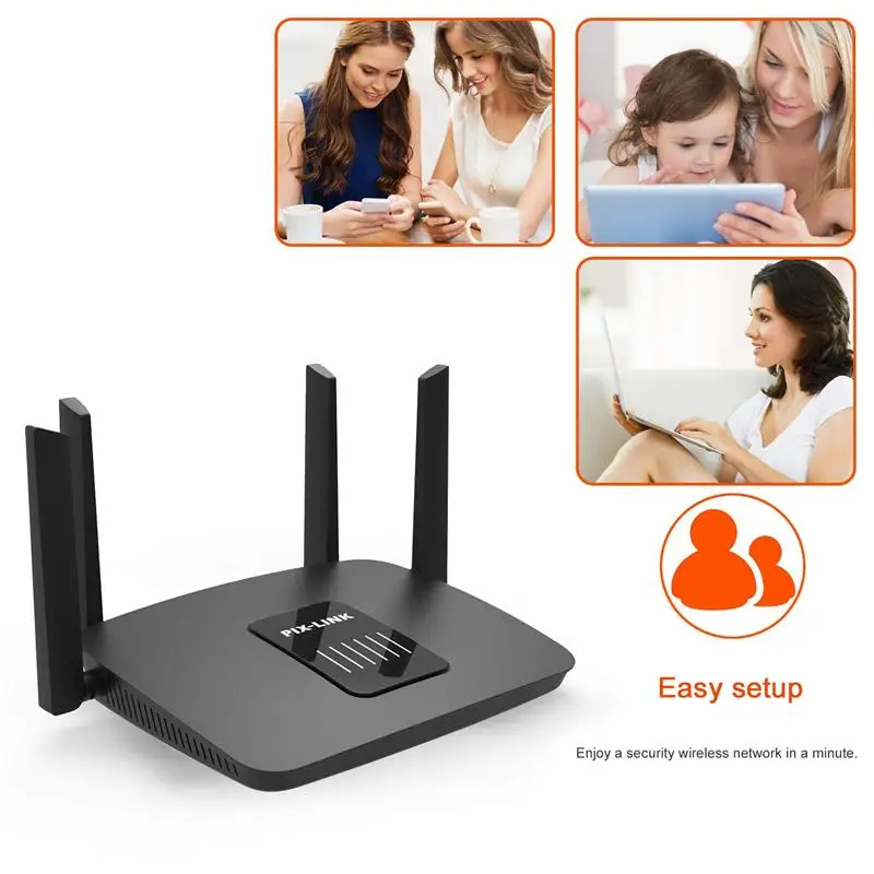 PIXLINK AC06 1200 Мбит/с беспроводной двухдиапазонный маршрутизатор Новое поступление беспроводной Wi-Fi усилитель сетевой удлинитель
