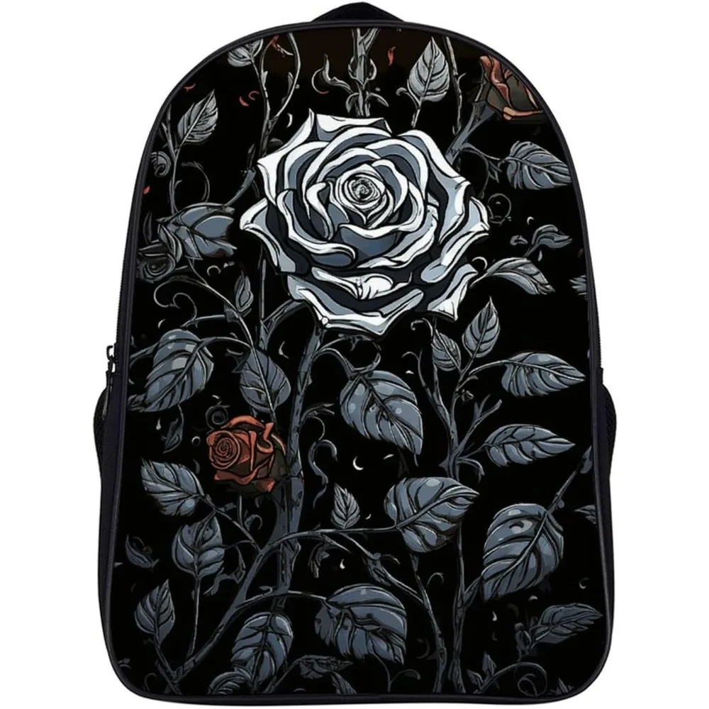 

Рюкзак для ноутбука Rose Gothic, 16-дюймовые модные дорожные рюкзаки, сумка через плечо для работы