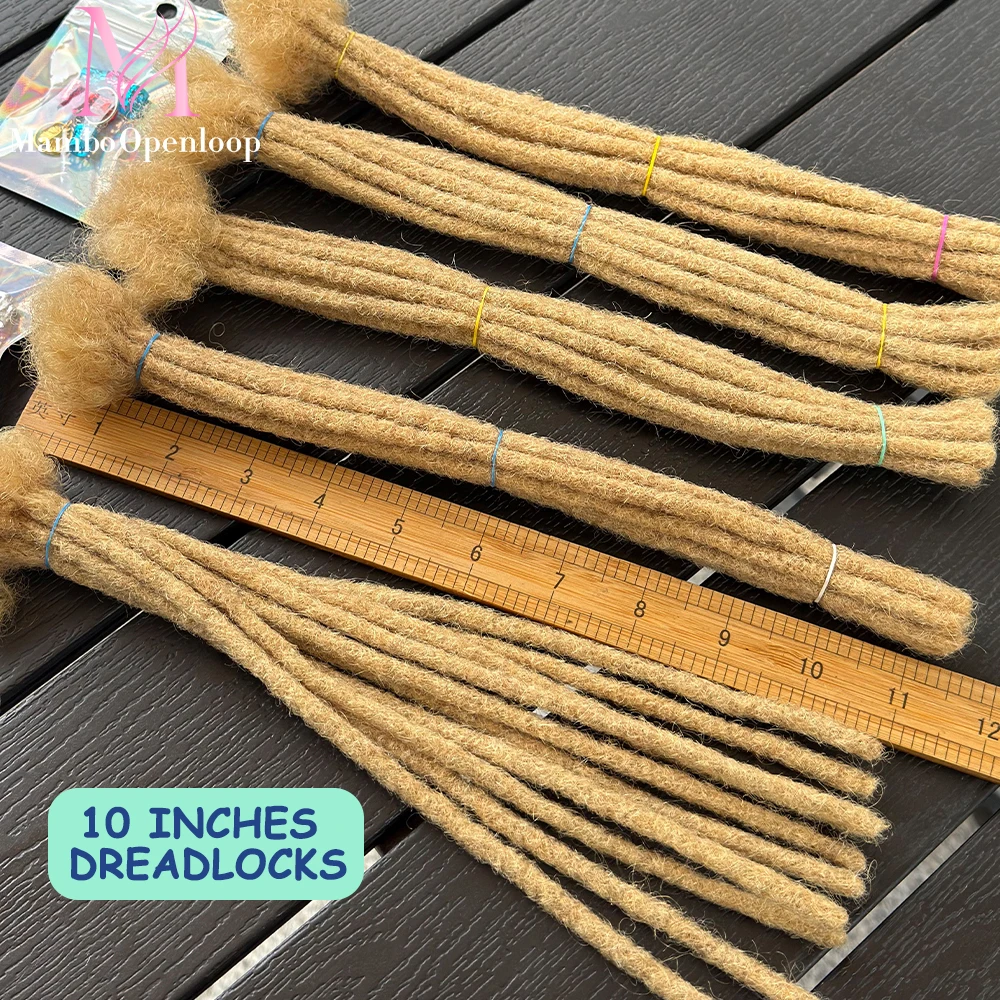 

Цветные накладные локоны Regular Locs шириной 0,6 см, из натуральных волос, 10 прядей в упаковке, ручной работы, для женщин и мужчин.