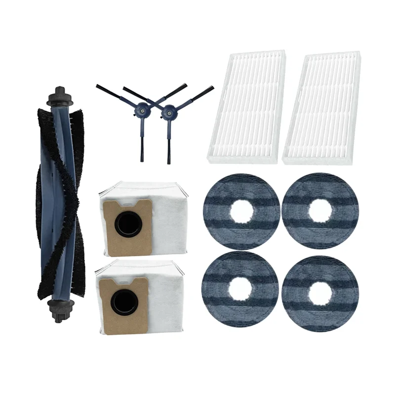 

A20F-For Eufy Omni C20 Vacuum Cleaner Accessories Cleaner Parts Replacement Main Side Brush Mop Filter Dust Bags