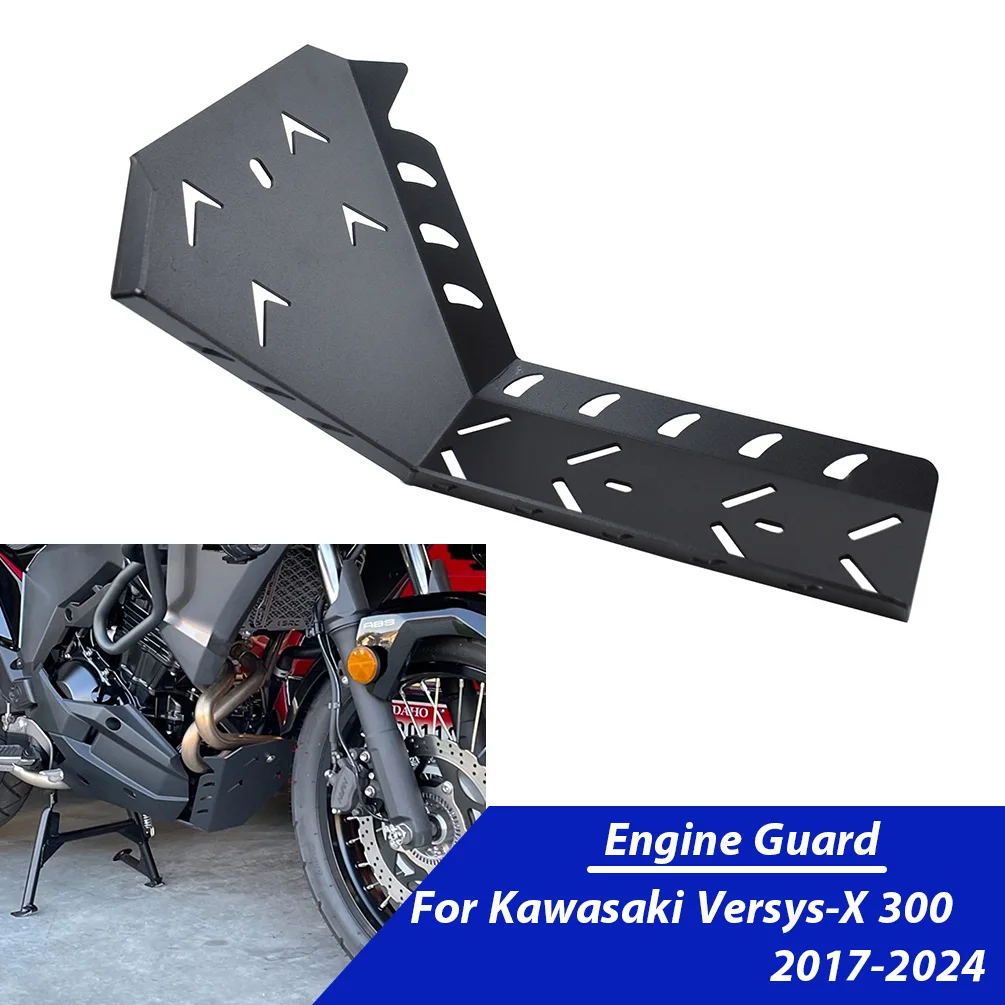 

Versys X 300 Engine Guard Protector Chassis Bash Skid Plate Frame Guard For Kawasaki Versys-X VersysX 300 2017-2024 VersysX 300