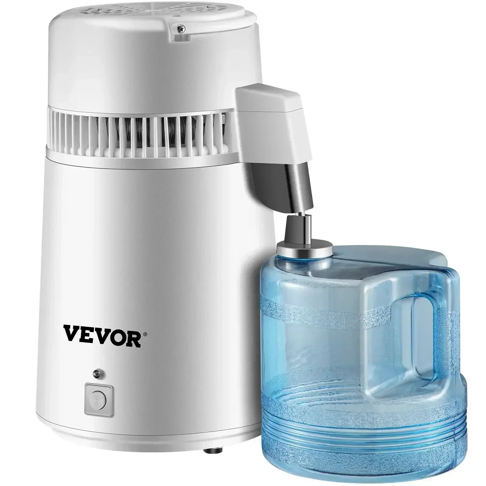 VEVOR  Water Distiller Purifier Filter 4LDispenser Heating Drinking Bottle Softener 304 Stainless Steel Home Appliance for Offic