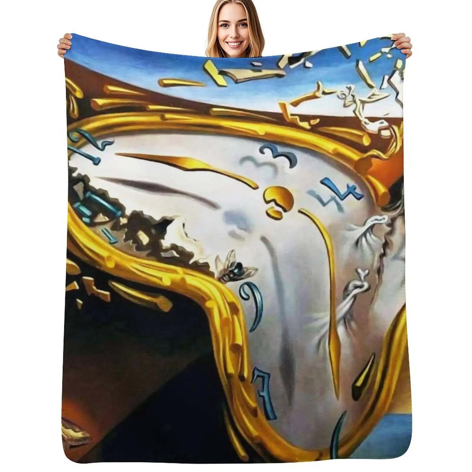 Многофункциональное мягкое теплое одеяло Salvador Dali для дома и путешествий