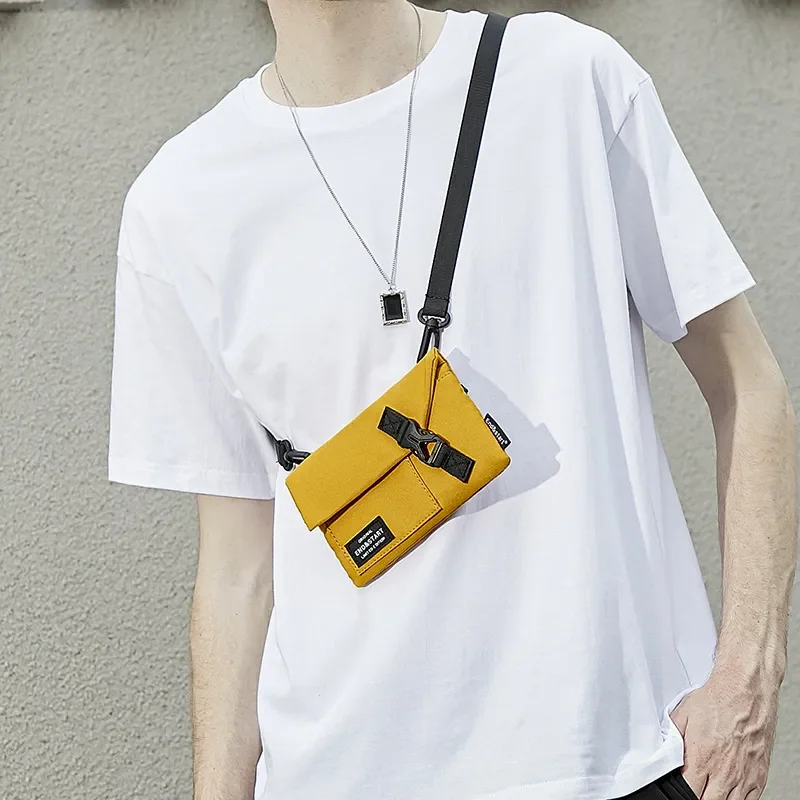 

Men's Mini Crossbody Bag, Trendy And Lightweight Shoulder Bag For Carrying Mobile Phones And Small Items Backpack Or Chest Bag