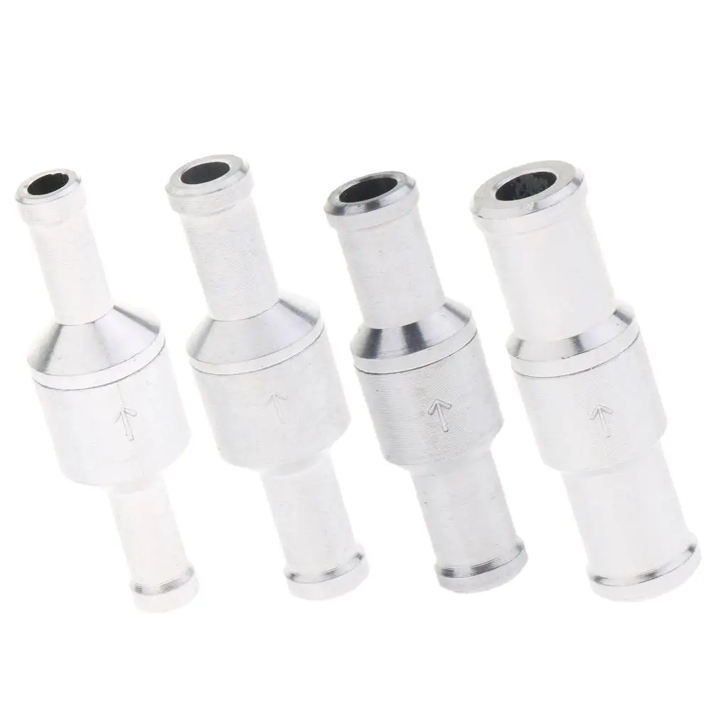 Oil Check Valve Aluminium Alloy Fuel Line One Way Non Return Valve for Automotive Engine System