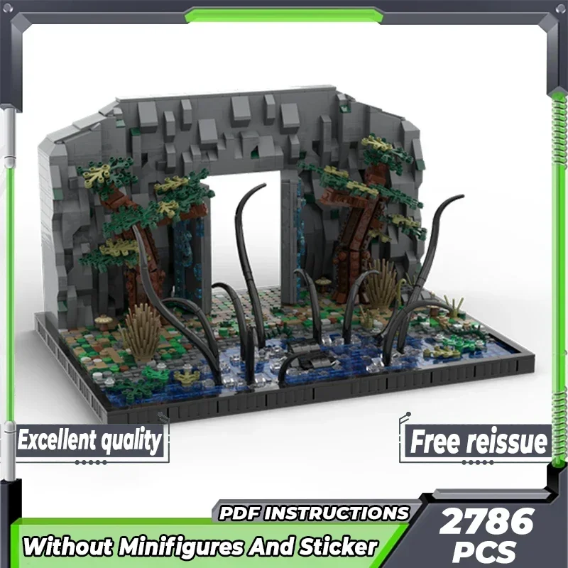 Populaire Ringen Films Model Moc Bouwstenen Moriaer Gate Technologie Modulaire Blokken Geschenken Kerst Speelgoed DIY Sets Montage