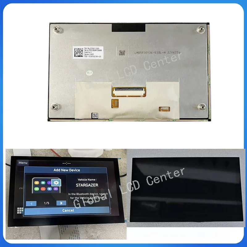 

TDO-0797F00136- V3 TDO-0797F00136- V6 V2 LMB5F00136 Original New 8 inch LCD With Touch Screen For KIA Hyundai Car Navigati
