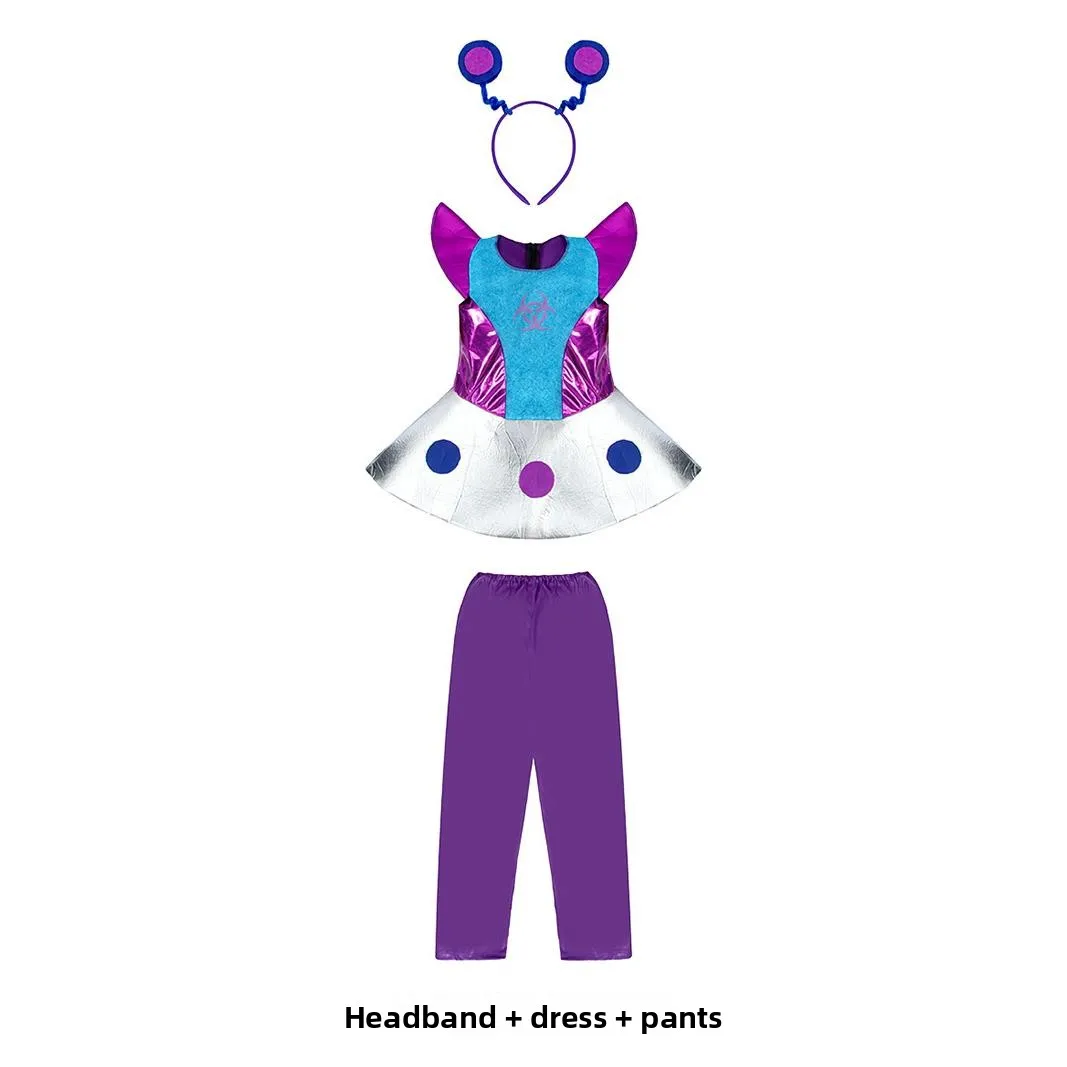 

Новый детский костюм для выступлений на Хэллоуин, костюм для косплея пришельца, детская одежда для выступлений, детский доктор