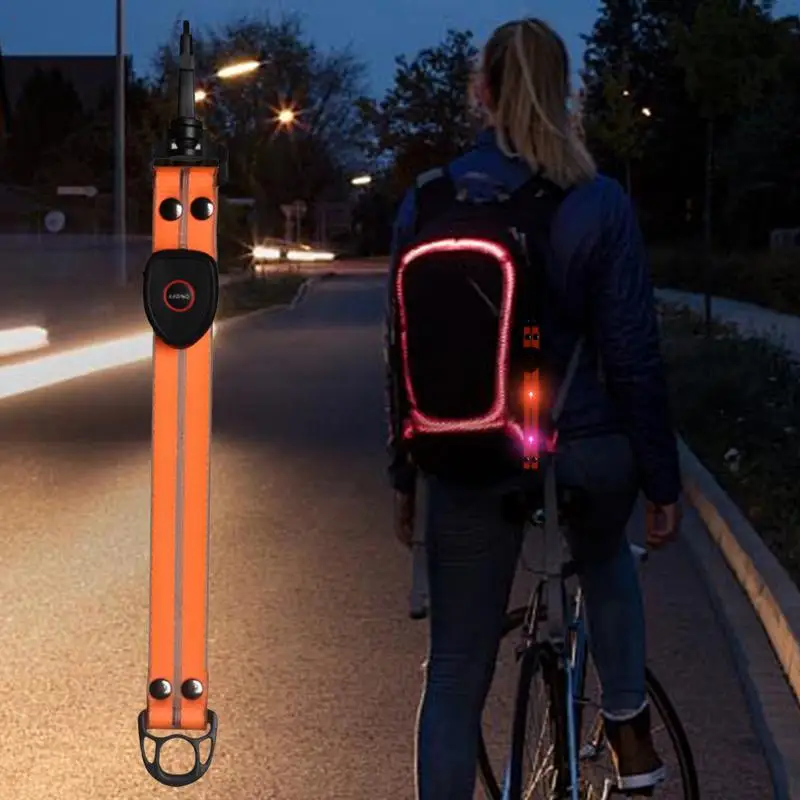 Reflective Straps High Visibility Reflective Walking Gear USB Rechargeable Reflective Walking Gear High Visibility Straps