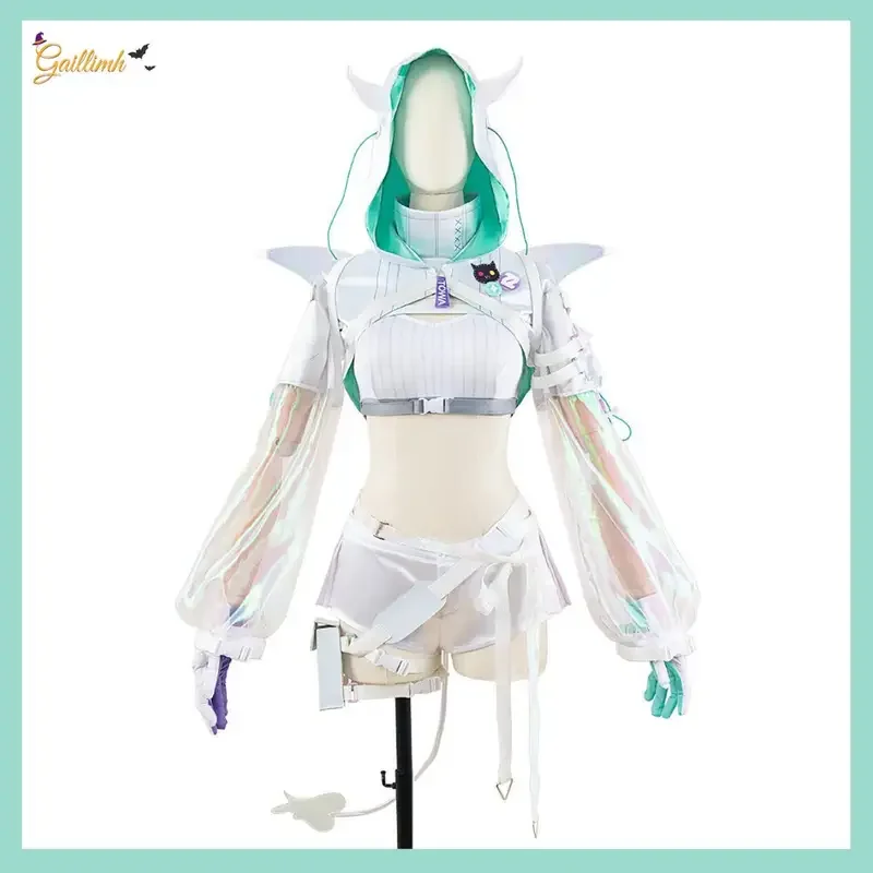 2023 vtuber tokoyami Towa cosplay costume hololive virtual YouTubers Ber anime wig uniform coat woman sexy kawaii party Carnival