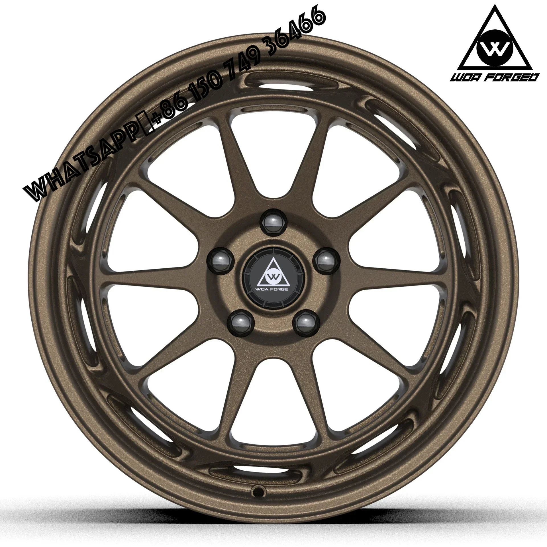 

6061-T6 Custom Forged Wheels Hot Sale OEM Passenger Car 5x112 5x120 5x130 Alloy Wheels Silvery
