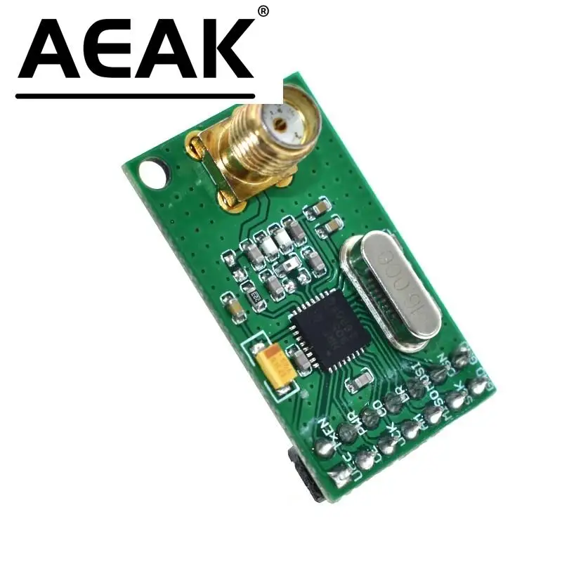 AEAK NRF905 Wireless Transceiver Module Wireless Transmitter Receiver Board NF905SE With Antenna FSK GMSK 433 868 915 MHz