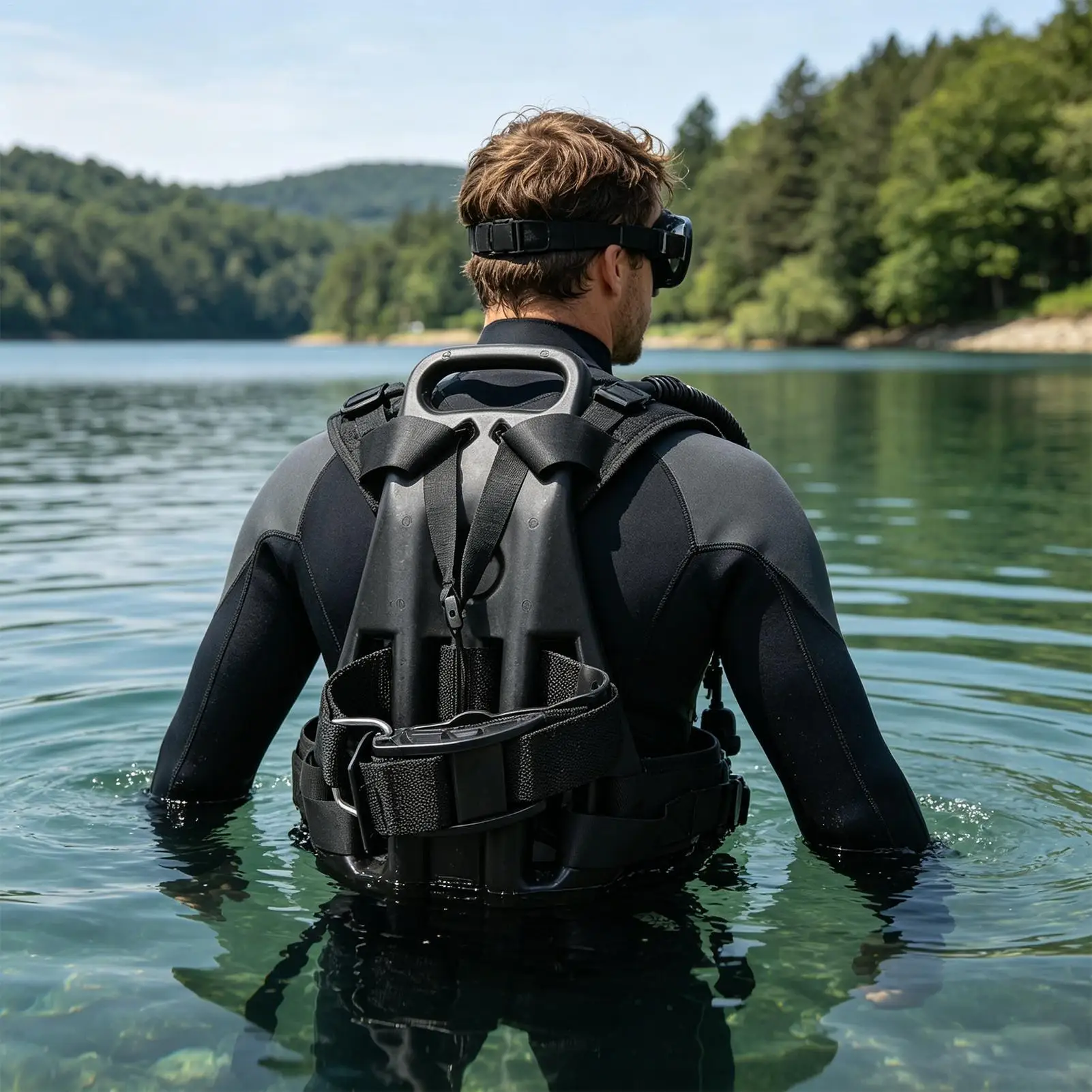 

Oxygen Tank Backpack Harness Vest For Oxygen Diving Tank Carrying Bag For Shore Outdoor Travel Boat Training Public Pool