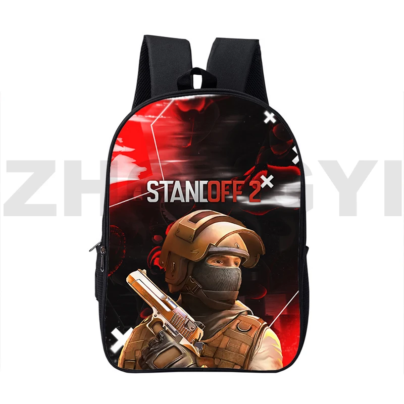 Tas punggung motif grafis Game lucu Standoff 2 tas punggung anak-anak tas sekolah modis Mochila tas bepergian wanita tas tahan air anak laki-laki