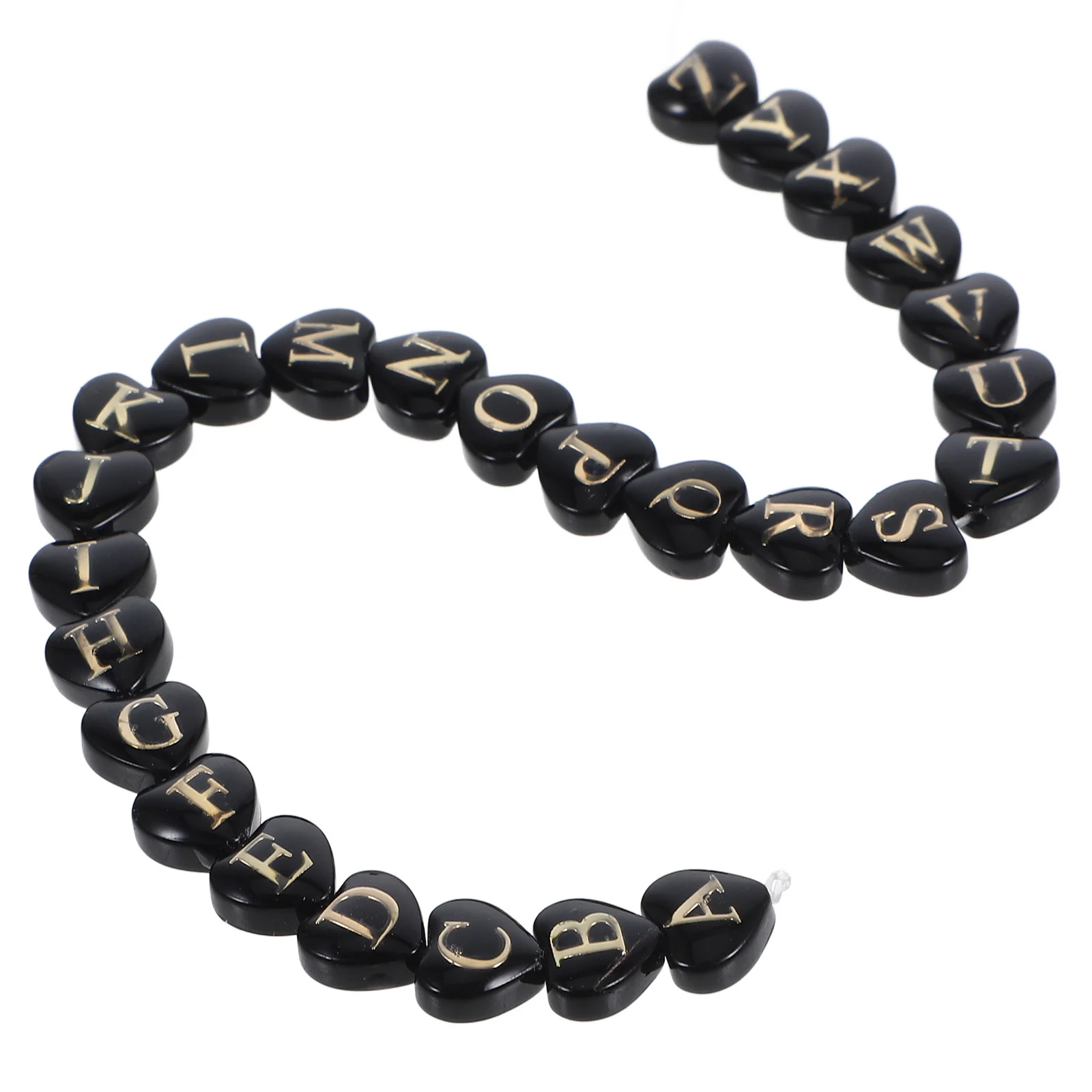 

26 шт. бусин-букв «Любовь», бусины-сердечки с алфавитом, белые бусины-ракушки для изготовления браслетов, ожерелий, украшений своими руками, натуральные