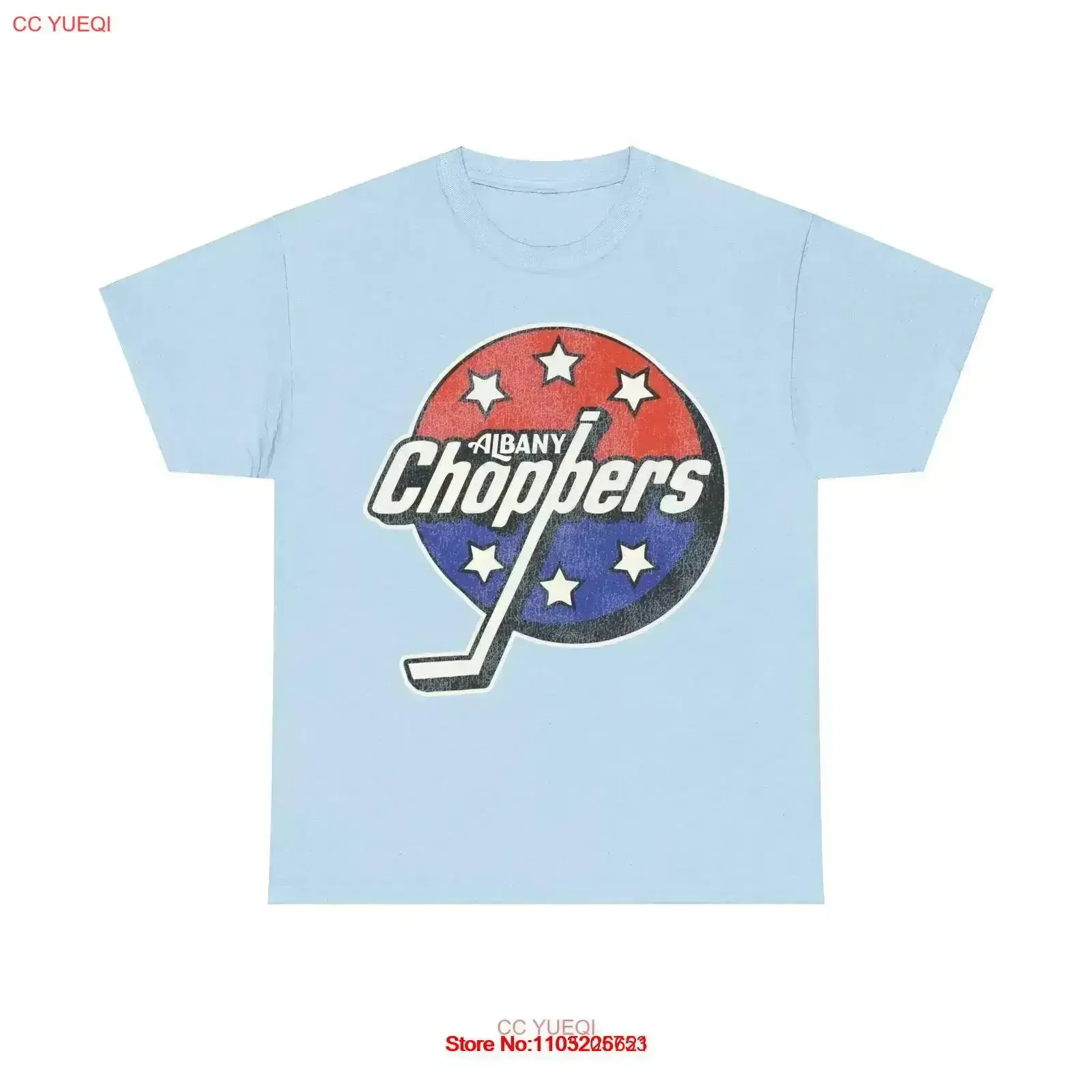 

Футболка Albany Choppers New York Hockey Team, винтажная стираная дизайнерская одежда, универсальная, дышащая, слегка стильная homme