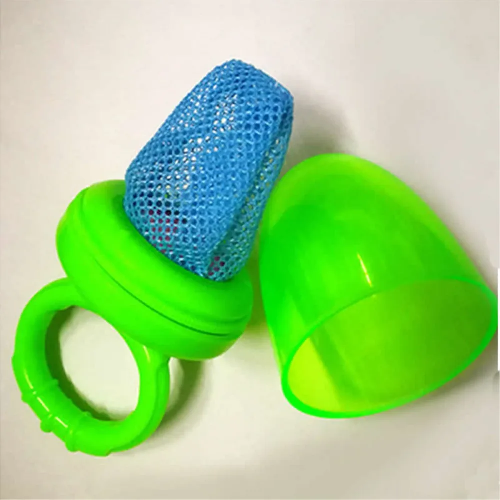 Baby Feeding Bite Cup Environmental Protection Net Pocket Safety Baby Supplement Chewing Chupeta feeding cup Alimentadora