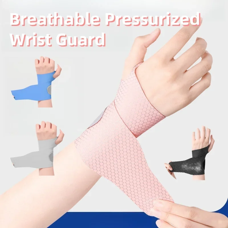 

Carpal Tunnel Support Breathable Pressurized Wrist Guard Wraps Man and Women Wrist Straps Ultra Thin Wrist Brace