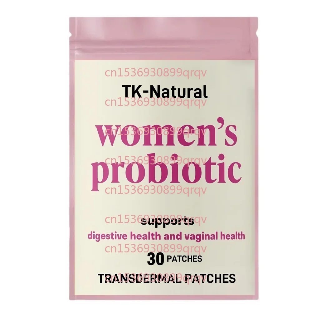 

30 Patches Womens Probiotic Transdermal Patches With D-Mannose for Digestive Health, Vaginal Health & Immune Support