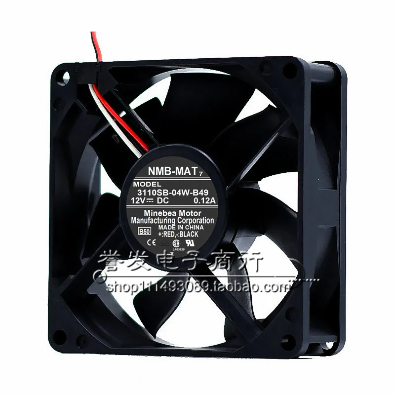 جديد الأصلي 3110SB-04W-B49 12V 0.12A 8025 80x80x25 مللي متر مروحة التبريد المبرد