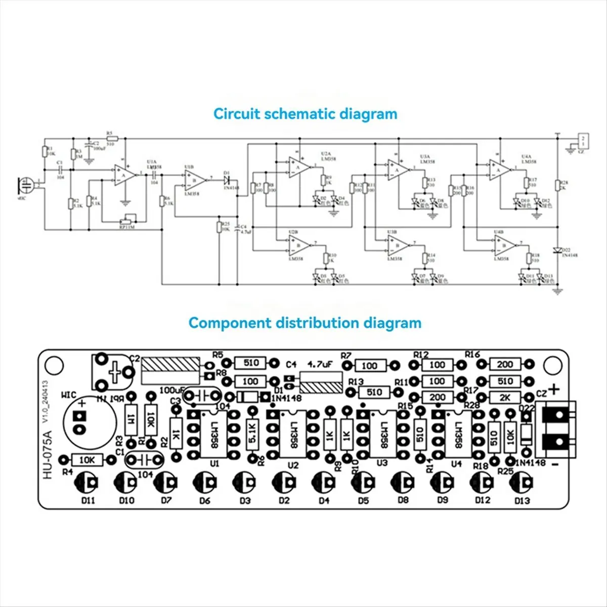 HITL DIY Bluetooth Speaker Kit with FM Radio 87.5-108MHZ DIY Soldering Project Practice Electronic Kit Solder Assembly