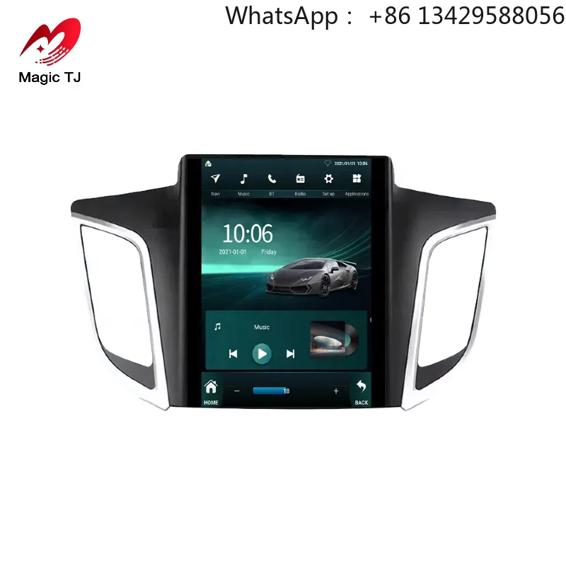 

For Hyundai Creta IX25 Car Navigation System with CarPlay Android for Bluetooth GPS Reverse Image Player for DVD Player