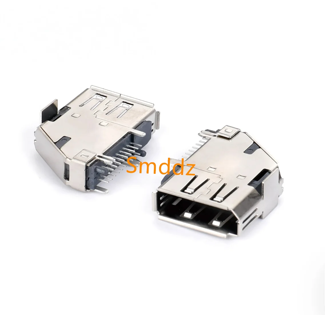 20 pieces/50 pieces, side standing Display Port 20PIN female socket, side insertion 90 degrees, rolled edge L=26.0mm