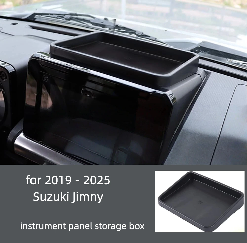 Center console dashboard storage tray suitable for 2019 - 2025 Suzuki Jimny dashboard storage box internal accessories