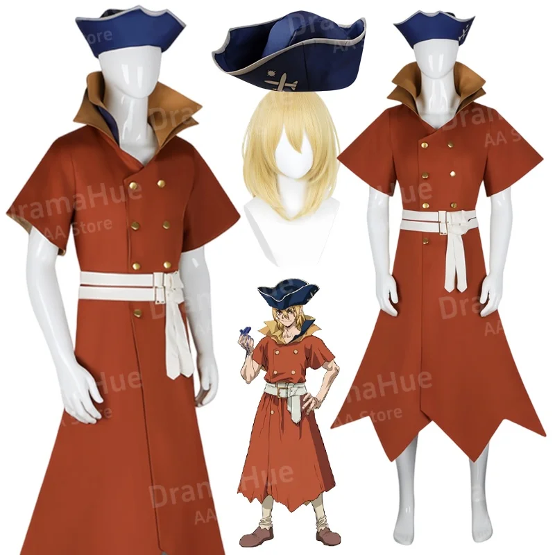 Anime Anime Nanami Ryusui Cosplay Dr Cosplay Costumes Stone Coat Hat Belt Role Outfit Ryusui Nanami Suit Wig Halloween Cos Adult Men - Aliexpress Deal