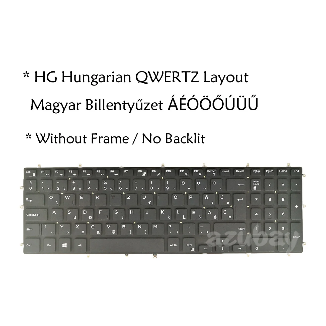 Teclado QWERTZ magarés húngaro para Dell 0PWY8C NSK-EC0SC vostro 3580 3581 3582 3583 3584 3590 3591, sin retroiluminación