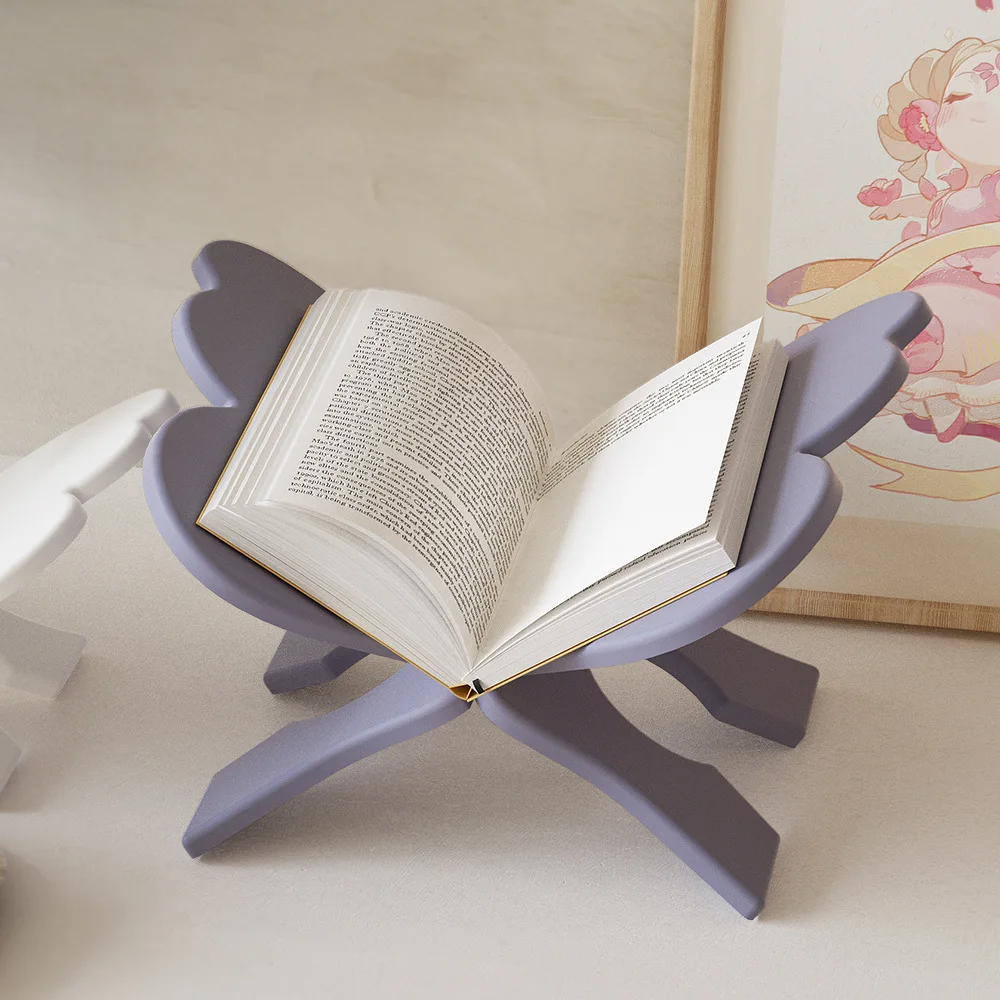 Butterfly Bookshelf Silicone Mold DIY Eid Plaster Resin Quran Folding Bookshelf Muslim Prayer Book Storage Rack Handmade Molds