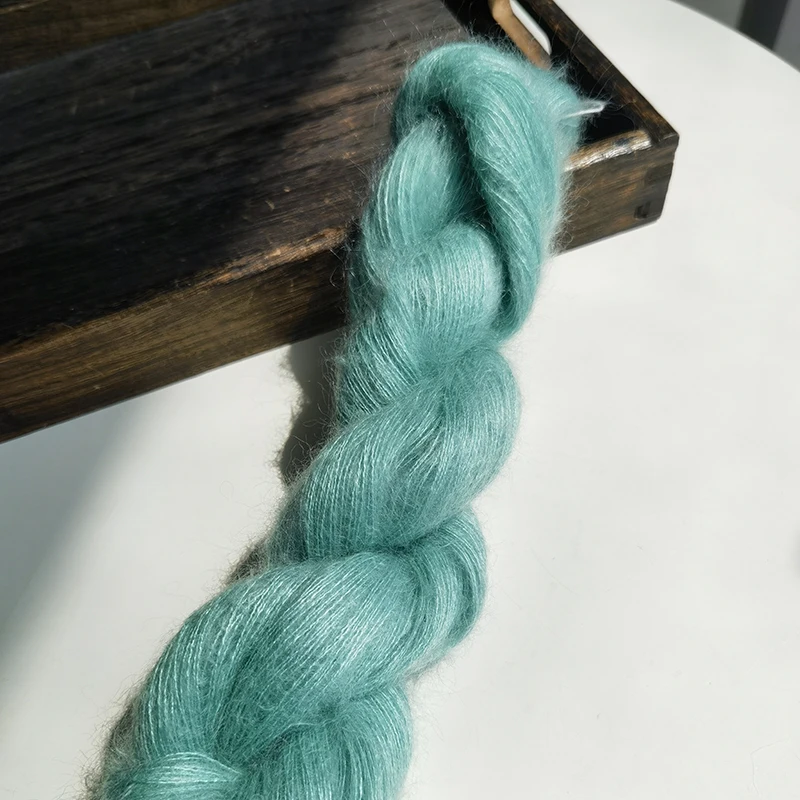 1*50g hank Silk Mohair Yarn Crochet Skin-Friendly Baby Wool Thread For Knitting Sweater Shawl