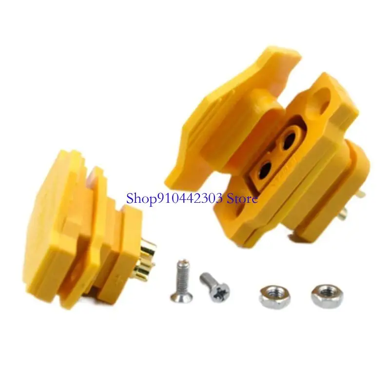 

L4MD XT60E Female Connector XT60E-F XT60 Socket Plug Panel Mount Fixed With Screws