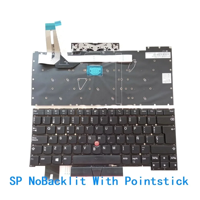 Replacement Backlit Laptop Keyboard US SP UK BR PT For Lenovo ThinkPad T14S Gen1 P1 Gen3 X1 Extreme 3rd Gen