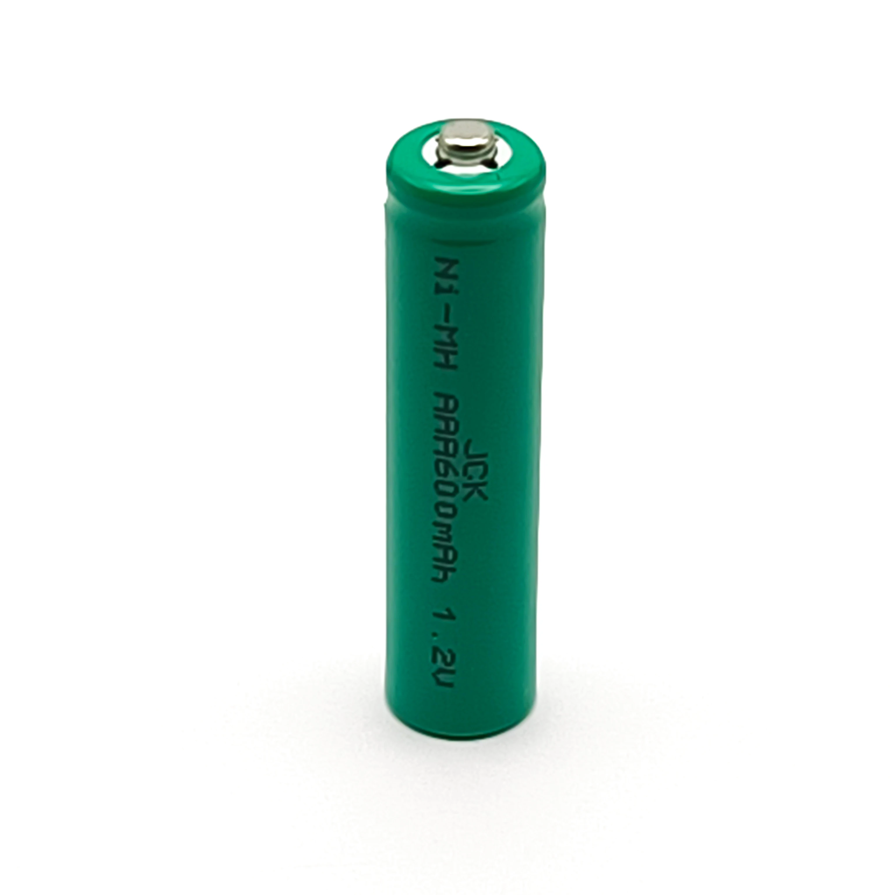 JCK 1Pc Cap Top 1.2V Nimh 600mAh AAA Battery Cell with Max 3C discharge rate