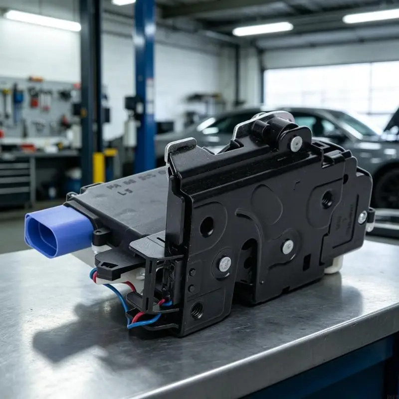 Left Front Door Repair Actuator Assembly with Plastic Housing, Visible Metal Linkage and 5J1837015 Reference for R6FB