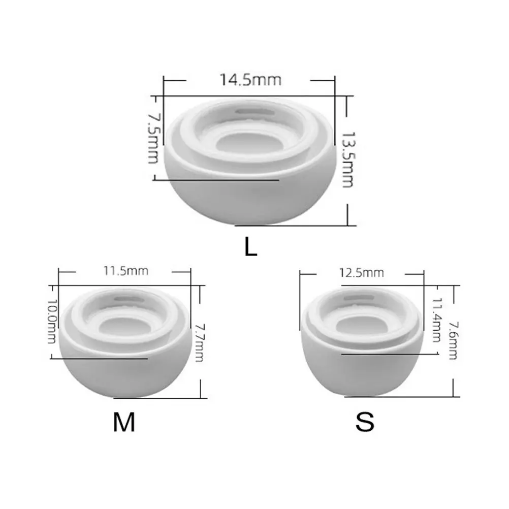 Silicone Earbud Covers Anti Drop Protective Headphone Sleeves Secure Fit Small Size Accessories 1 Pair