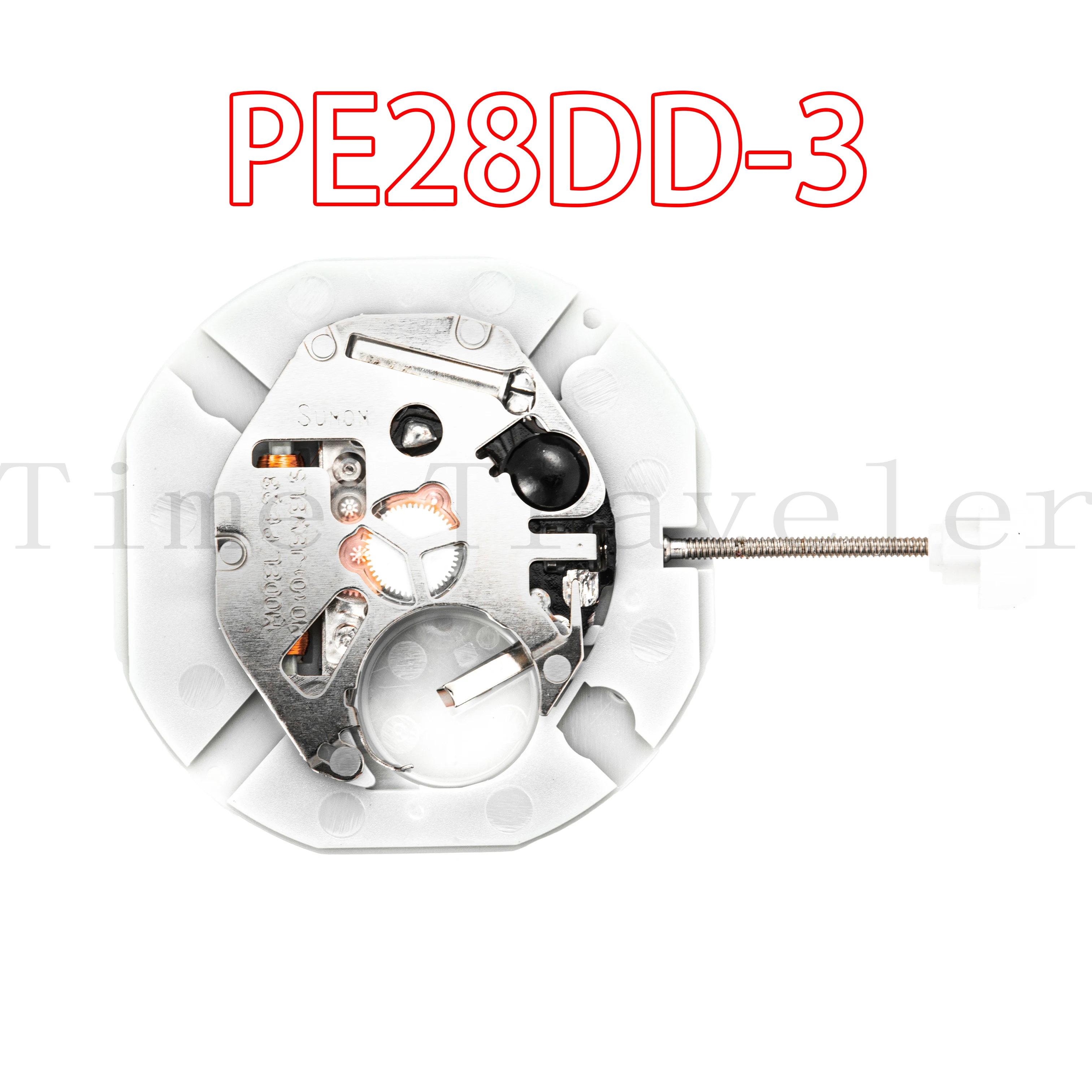 PE28DD movement Chinese sunon PE28DD-3 quartz movement Dual Calendar without battery