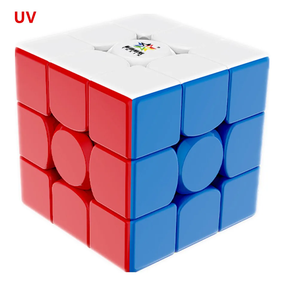 New Yuxin Little Magic V2 3x3 UV Magic Cube Magnetic Edition Competition Speed Professional Puzzle Toys For Children Kids Gift