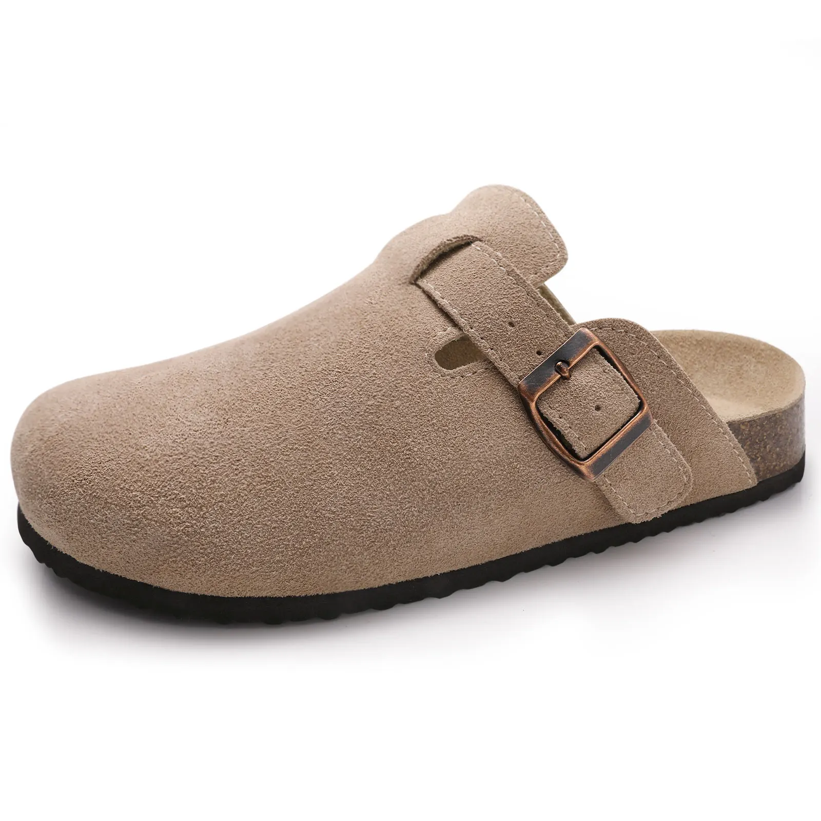 Litfun Fashion muli e zoccoli per donna uomo Slip-on pantofole in sughero sandali da spiaggia estivi con supporto per arco Comfort Slides