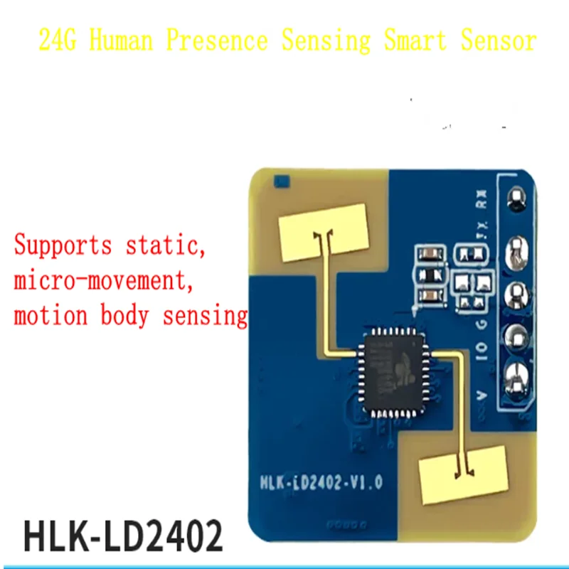 HLK-LD2402 24G Millimeter Wave Radar Module LD2402 Human Presence Motion Micro-Movement Sensing Smart Sensor
